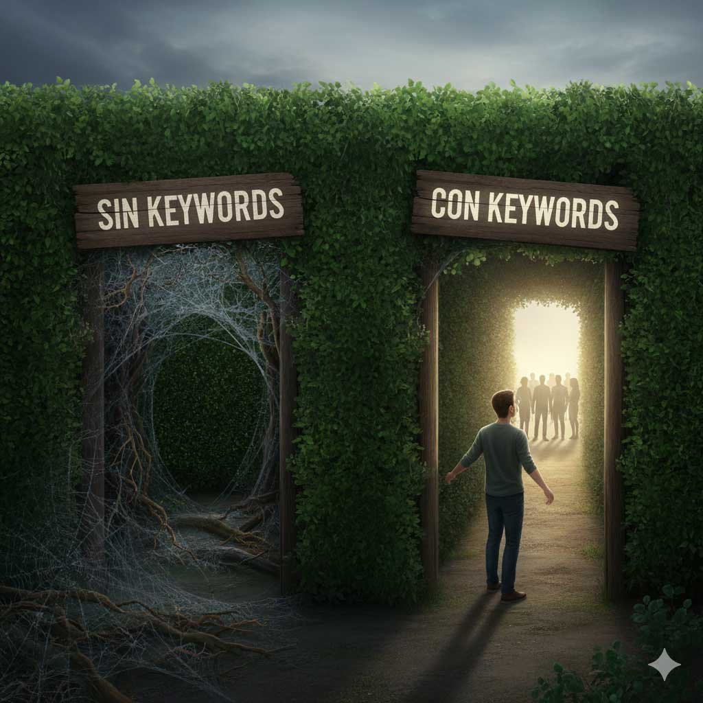 Diseño web sin investigación de palabras clave